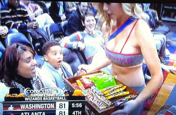 nba cheerleader funny