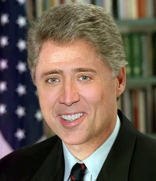 nicolas cage clinton