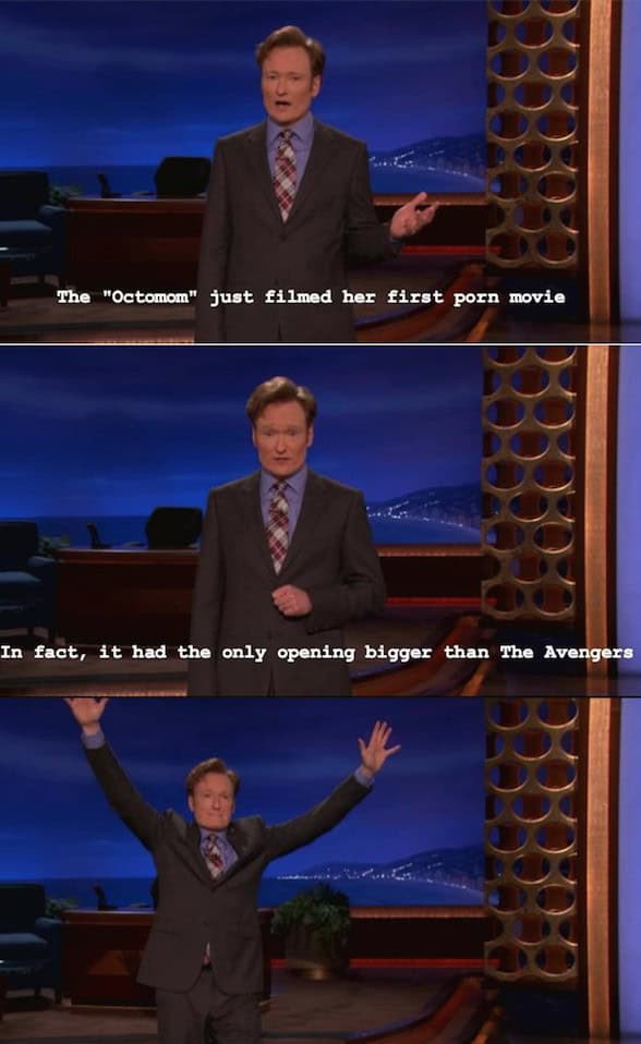 octomom joke conan