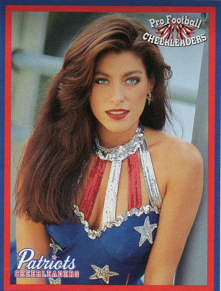 patriots cheerleader card