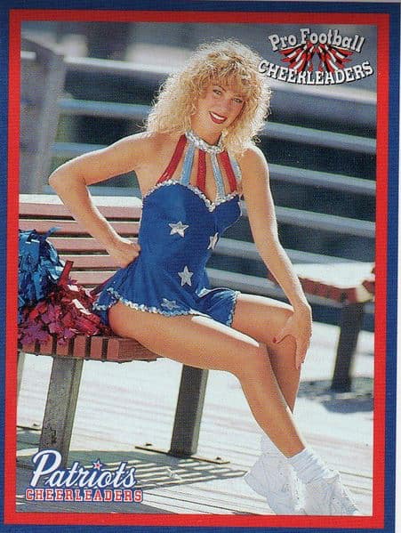 patriots cheerleading card