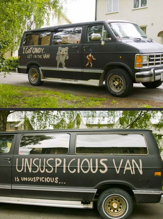 pedobear van