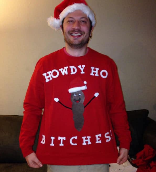 poop christmas sweater