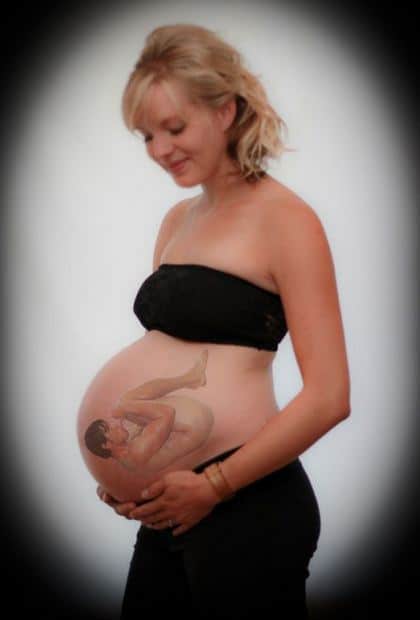 pregnant glamour fail