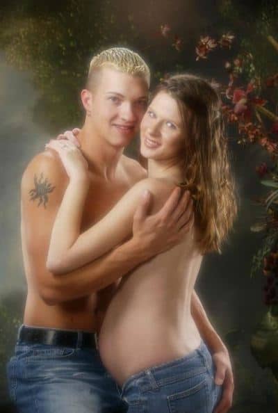 pregnant senior photo