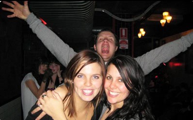 rare double photobomb