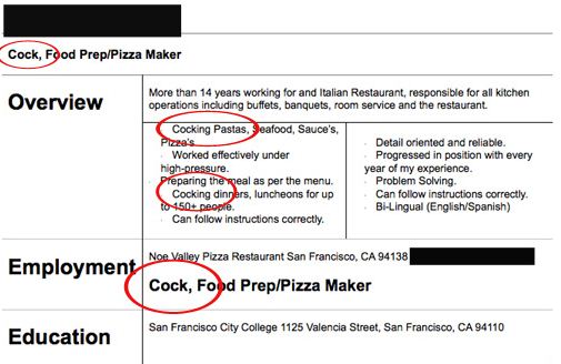 resume fail phot