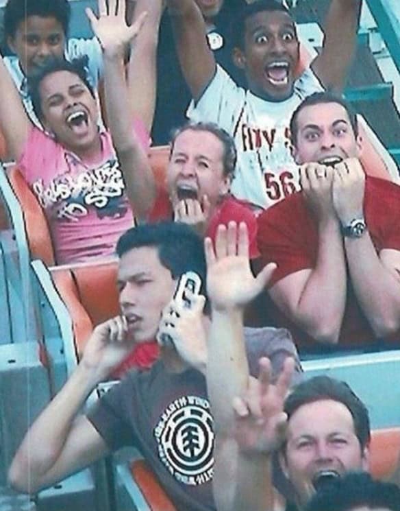 roller coaster phone