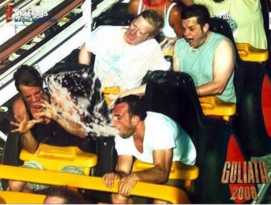 roller coaster puke
