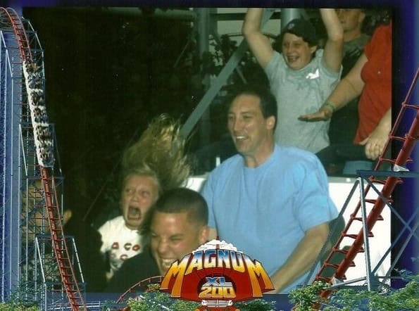 roller coaster scared pics