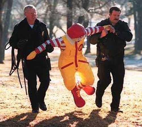 ronald-mcdonald-arrested