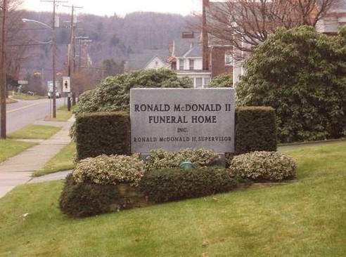 ronald mcdonald funeral home