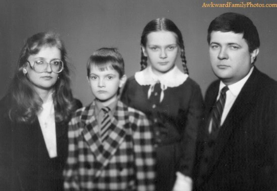 saddest family portrait