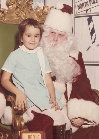 santas lap wtf photo