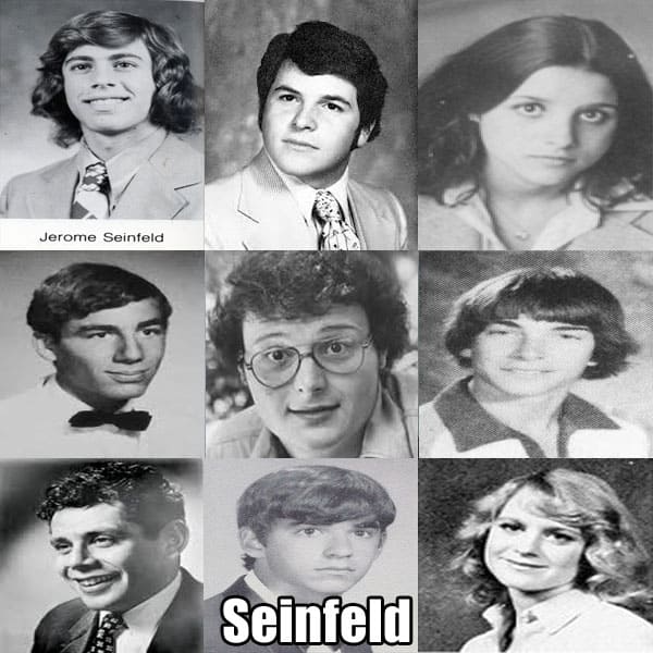 seinfeld-cast yearbook