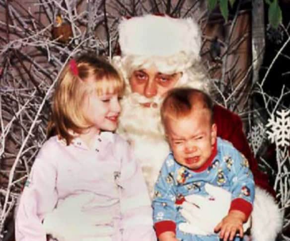 sketchy weird santa