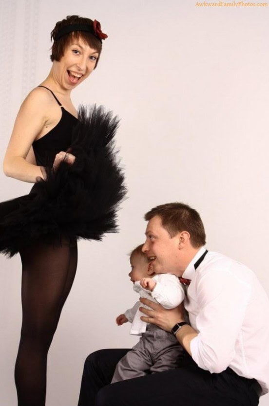 skirt family portrait