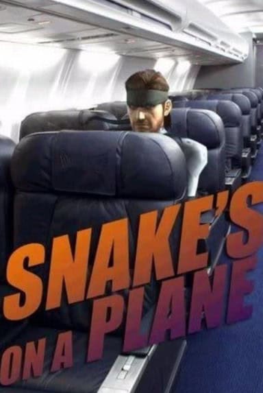 solid snake on a plen