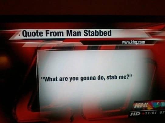 stabbing fail