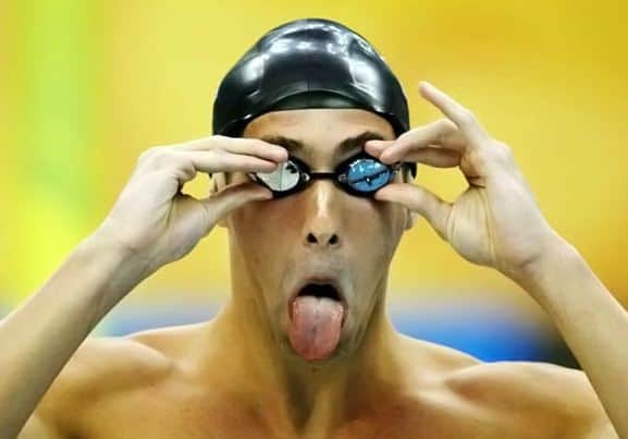 swimming derp faces