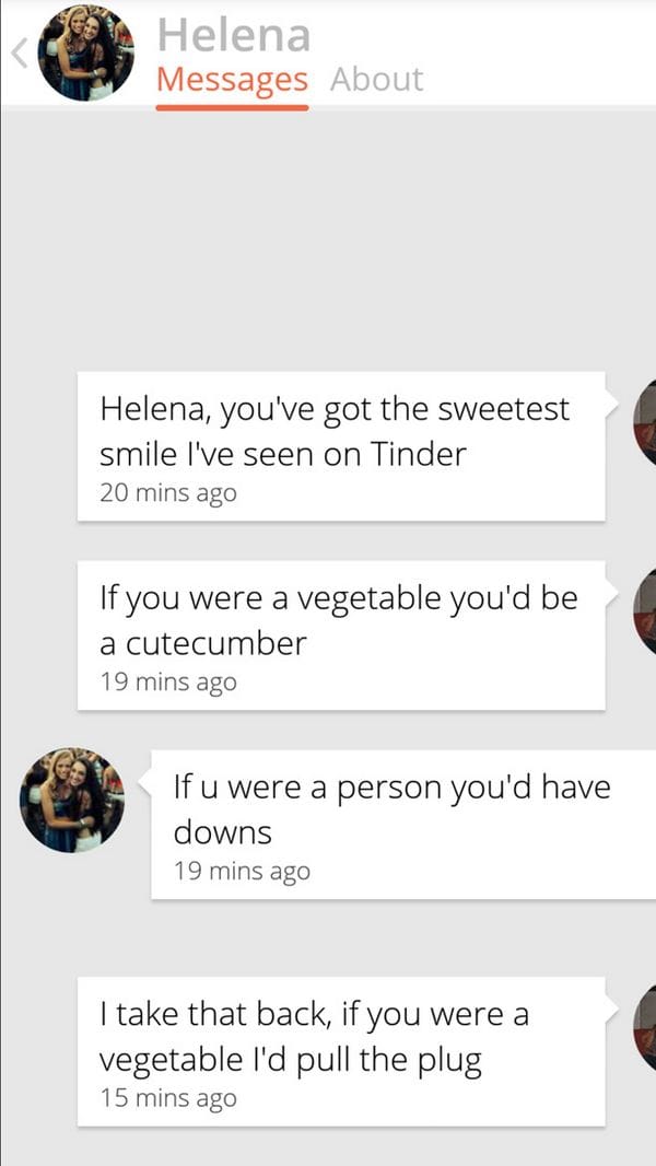 tinder pickup lines
