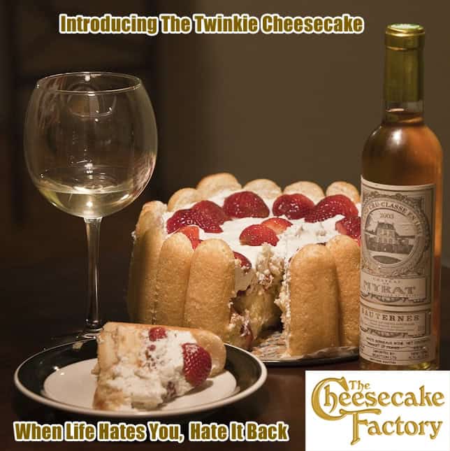 twinkie cheesecake cheesecake factory