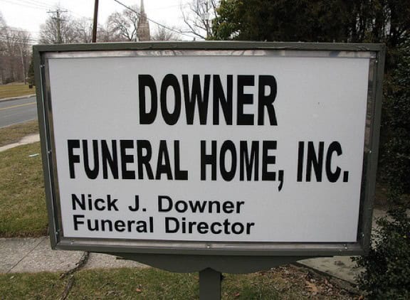 unfortunate funeral home names