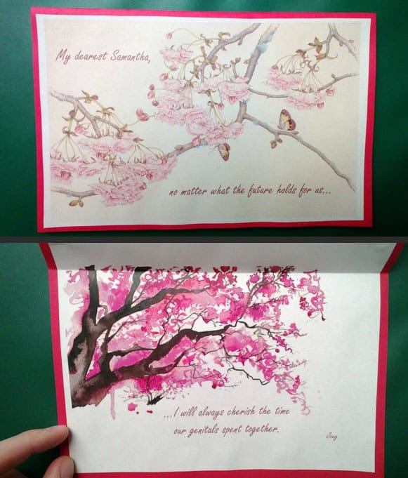 valentines day honest card pictures