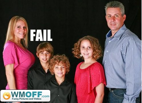 weird boobs family portrait