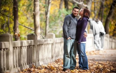 weird engagement lick