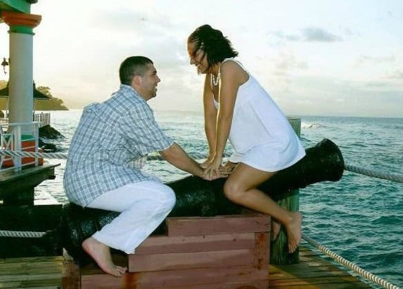 weirdest engagement photo ever