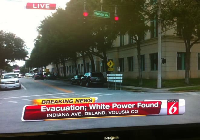 white power fail