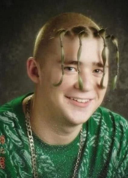 worst yearbook hair