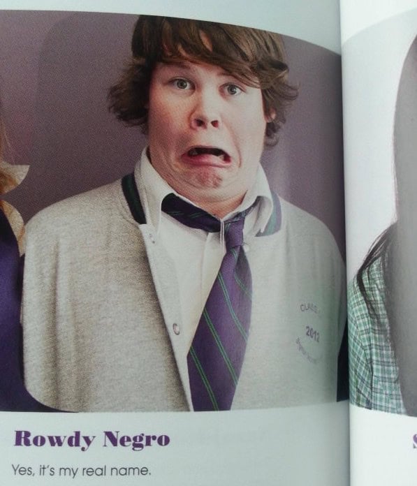 worst yearbook names