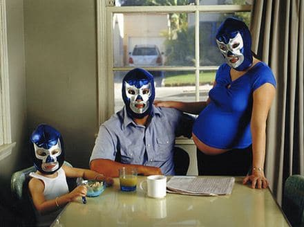 wrestling pregnancy photo
