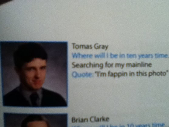 yearbook quote FAP