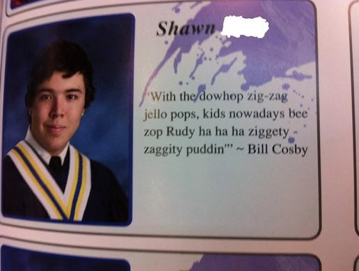 yearbook quote cosby