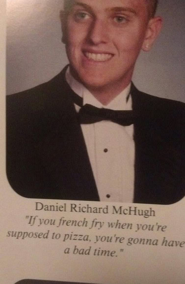 yearbook quote pizza