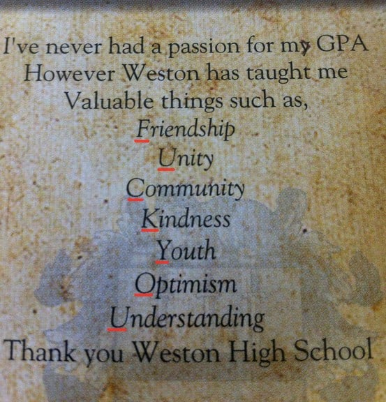 yearbook quote prank
