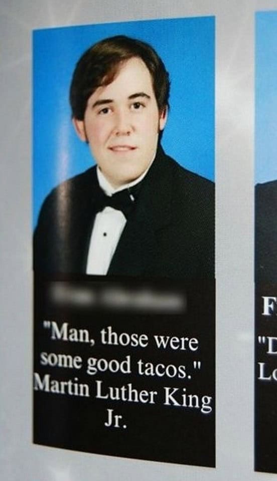 yearbook quote taco