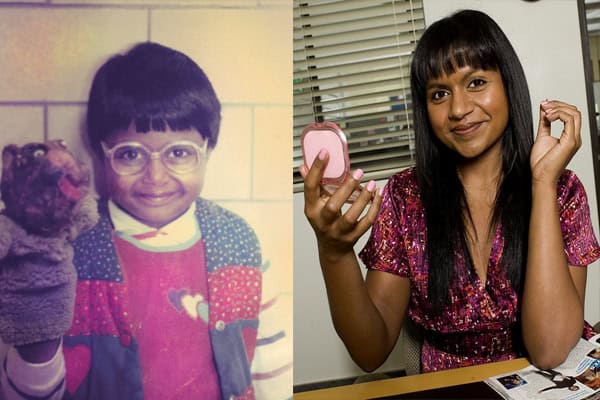young mindy kaling