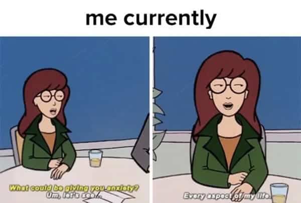 anxiety meme