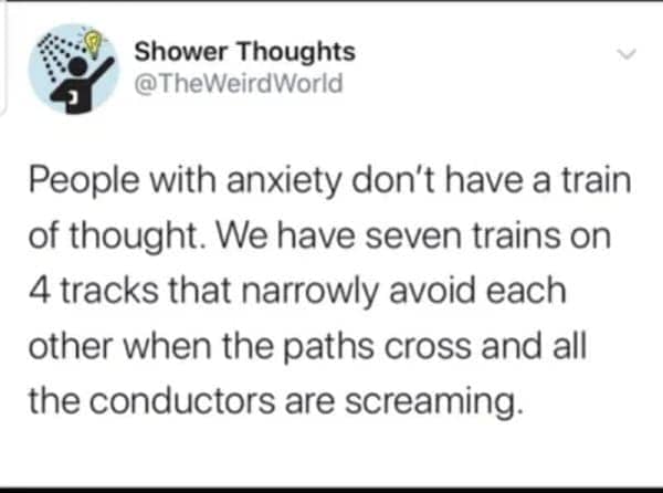 train of thought anxiety meme