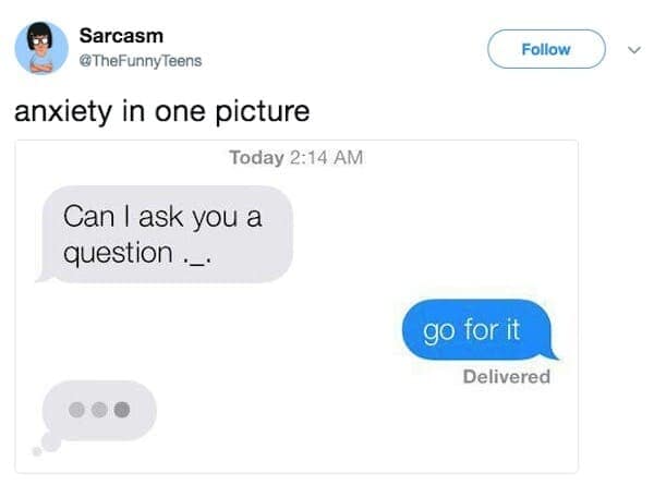 anxiety in one picture anxiety meme