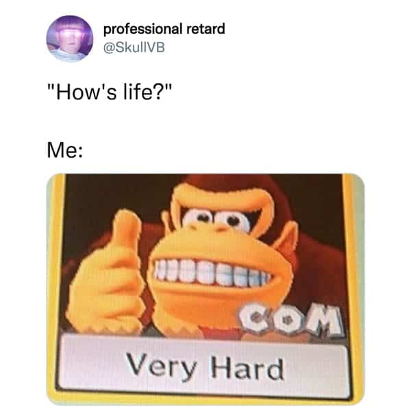 how's life anxiety meme, how's life anxiety tweet