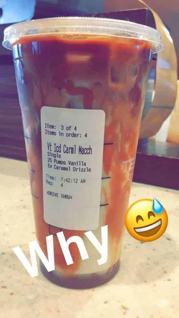 Weird barista orders, funny Starbucks specific orders, hilarious coffee fails, wtf Starbucks orders that customers actually ordered, twitter, tweets from coffee servers, lol