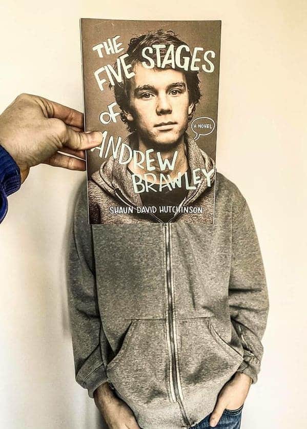 Bookface challenge, librarians and booksellers on instagram and Facebook, fun photos of books, literature porn, lit, reading, cool pics, cute, funny, faces, book covers