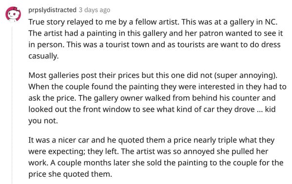 Jewelry store cheap customers, chad story, story on reddit about diamond ring shopping goes viral, petty revenge, Reddit