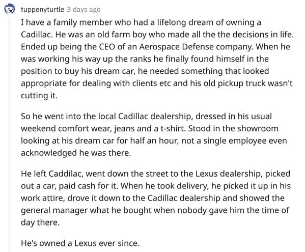Jewelry store cheap customers, chad story, story on reddit about diamond ring shopping goes viral, petty revenge, Reddit