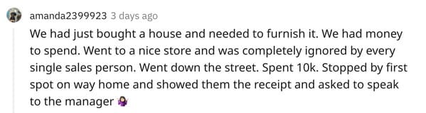 Jewelry store cheap customers, chad story, story on reddit about diamond ring shopping goes viral, petty revenge, Reddit